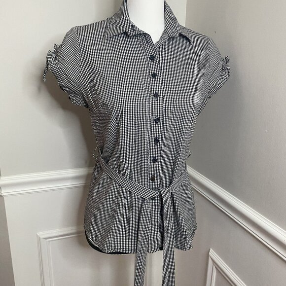 Vintage Blouse Dress Barn size Medium Dress Shirt - Picture 1 of 6